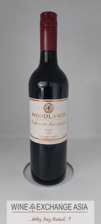 (image for) Woodlands Cabernet Sauvignon Colin Reserve 2005 (JH 96) - WAS:$250++